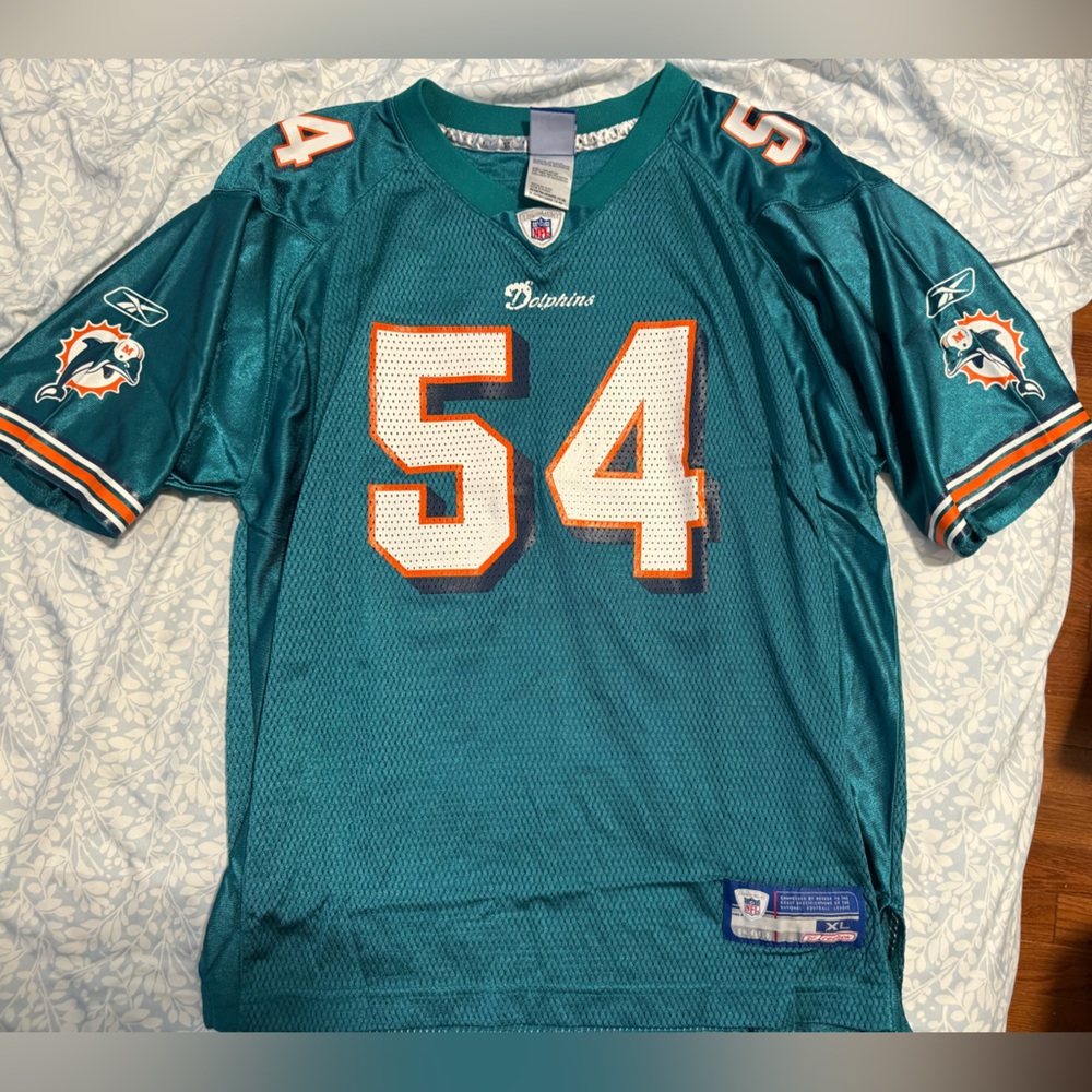 Retro throwback Reebok Miami Dolphins Jersey